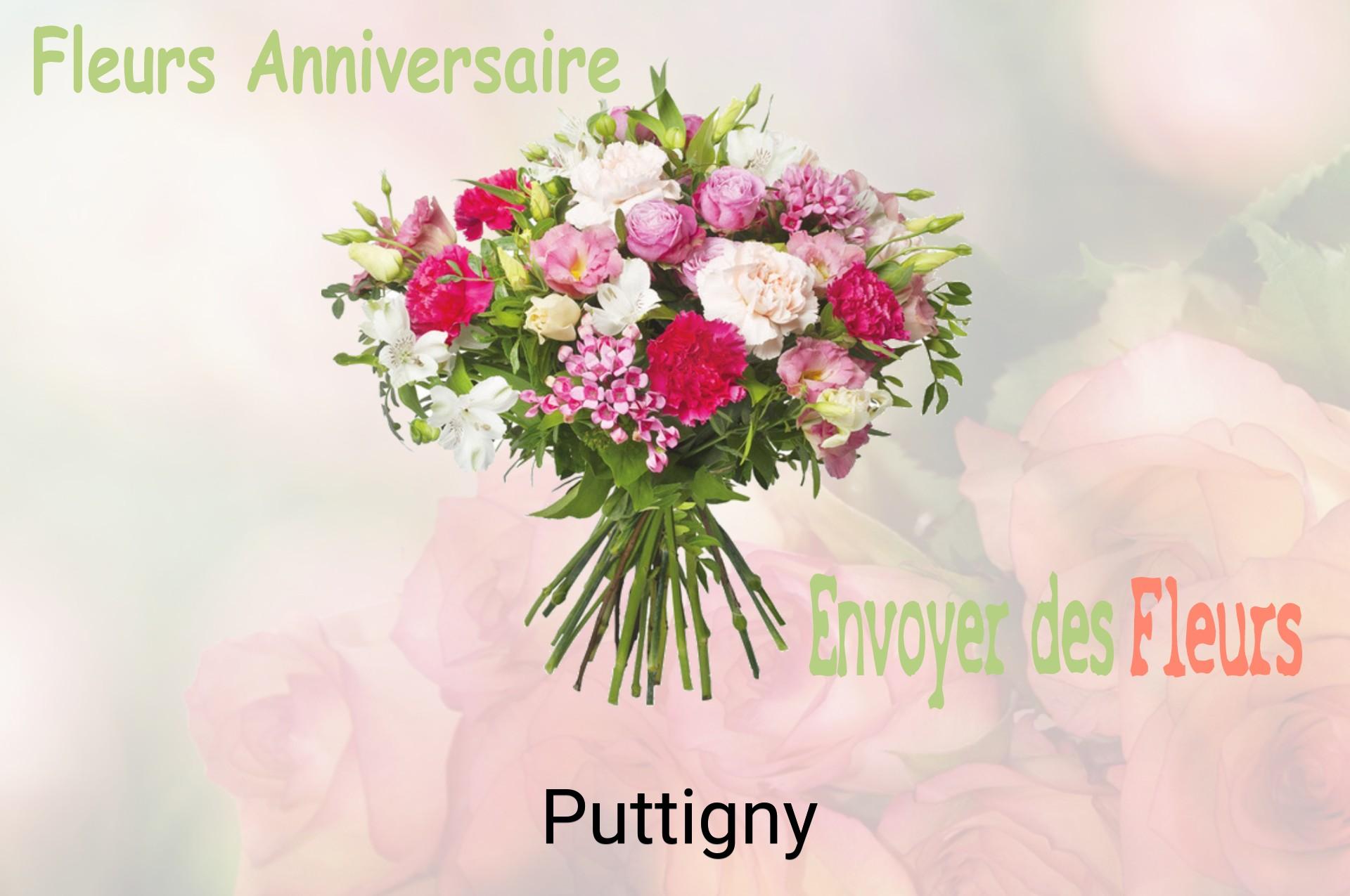 Bouquet de fleurs d’anniversaire livré à Puttigny